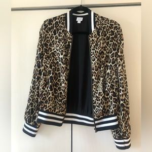 Bomber jacket - Peyton Jensen animal print